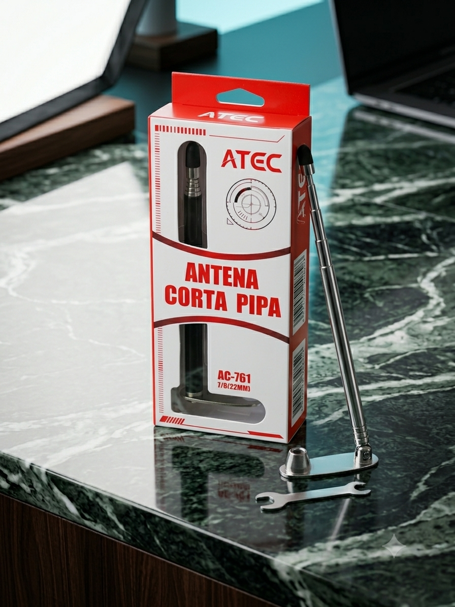Antena Corta Pipa ATEC AC-761 7/8 (22mm)