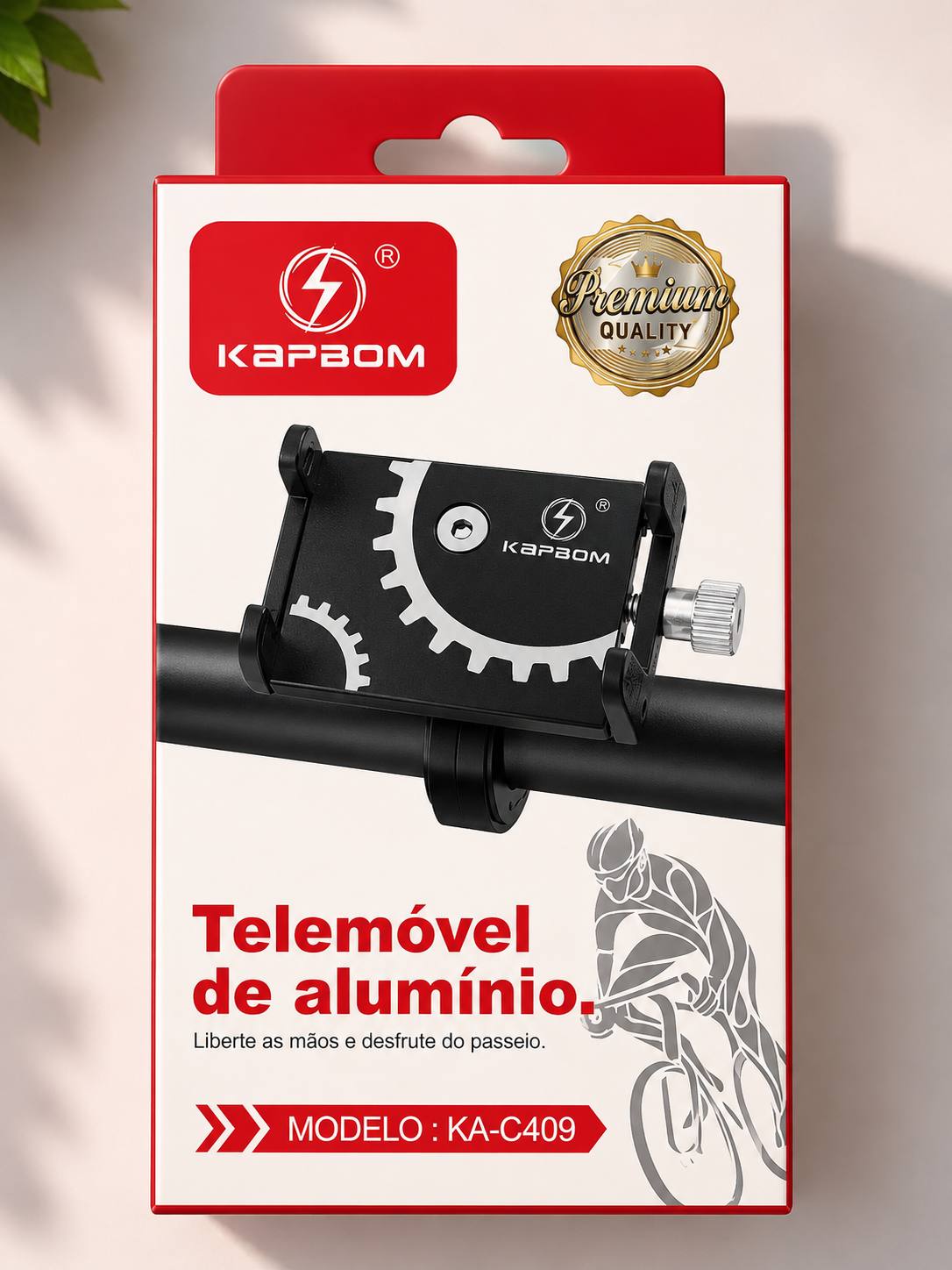 Suporte de Telemóvel para Bicicleta Kapbom KA-C409